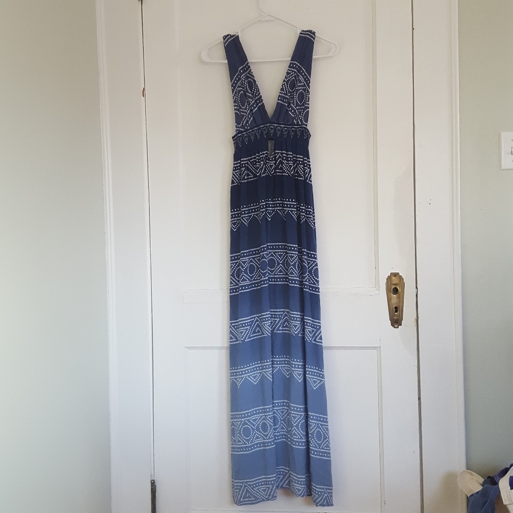 Surf Gypsy Ombre Maxi Dress Coverup M